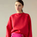 Cynthia Rowley Bonded Pullover in Red