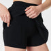 Spanx Booty Bost Core Luxe Skort in Very Black