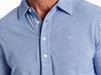Criquet brrr° Long Sleeve Range Polo in Lapis Blue at Baseline Social