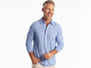 Criquet brrr° Long Sleeve Range Polo in Lapis Blue at Baseline Social