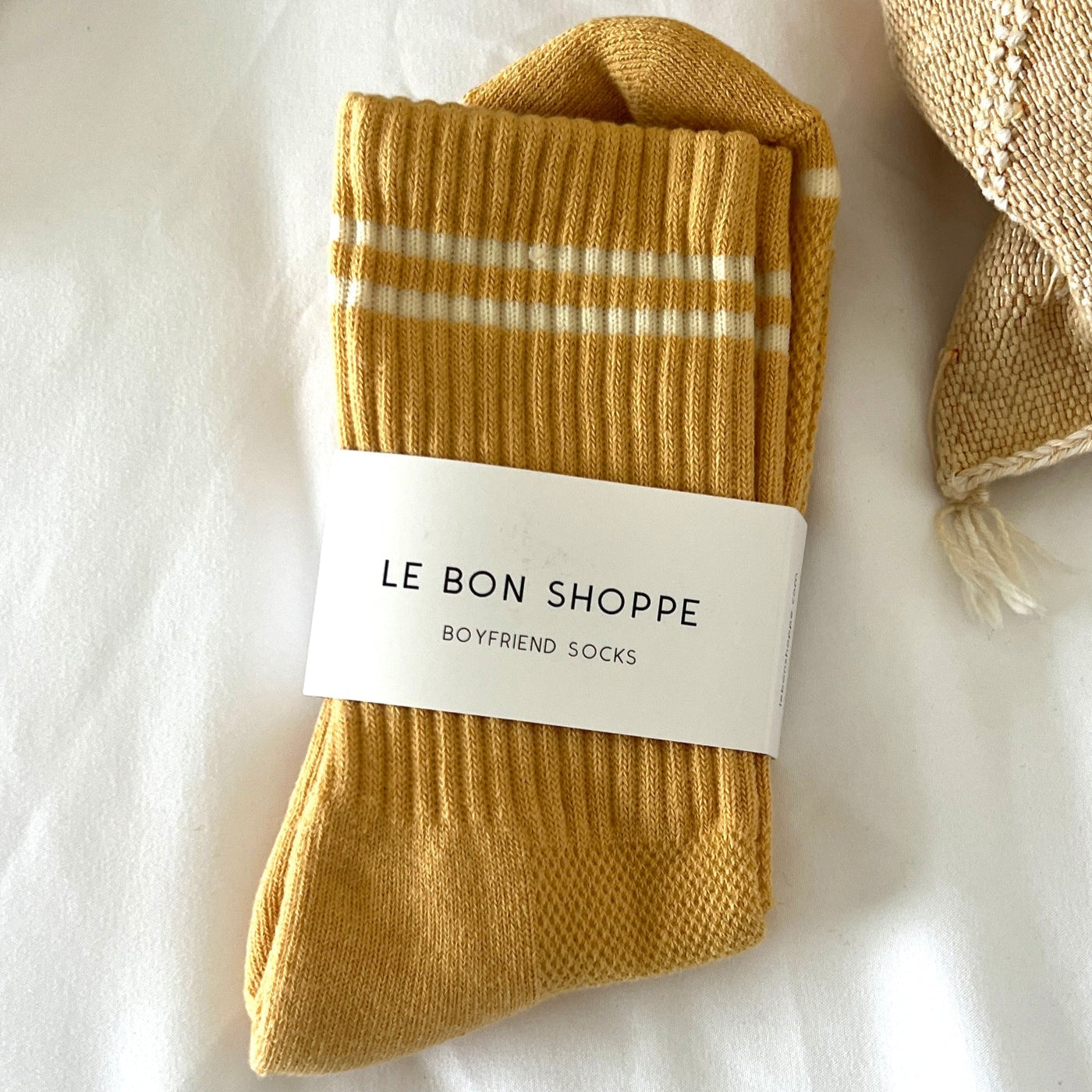 Le Bon Shoppe Boyfriend Socks in Butter