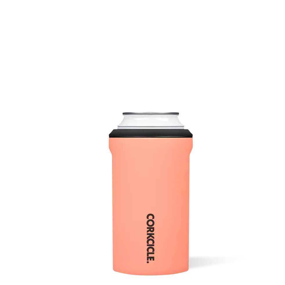 Corkcicle Classic Can Cooler in Neon Lights Coral