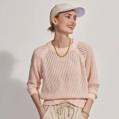 Varley Clay Knit Sweater in Silver Peony