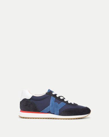 Penrose Sneaker in Navy Nylon and Suede - Baseline Social