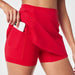 Spanx The Get Moving Core Luxe Skort in Red