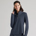 Rhone Course to Court 1/4 Zip in Navy Blue