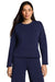 SPANX AirEssentials Crewneck Long Sleeve Top in Timeless Navy