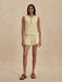 Varley Marla Button Placket Tank in Anise Flower at Baseline Social