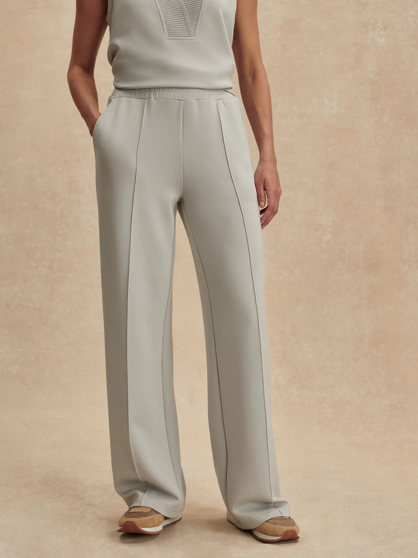 Varley Wide Leg Pant 30" in Blue Clay at Baseline Social