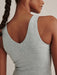 Ruby Cropped Tank in Blue Green Marl