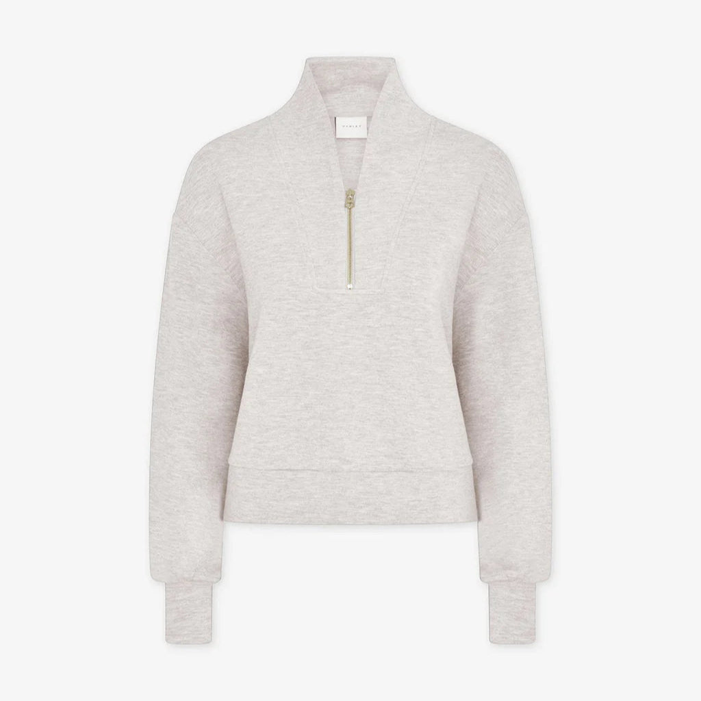 Varley Davidson Sweatshirt in Ivory Marl