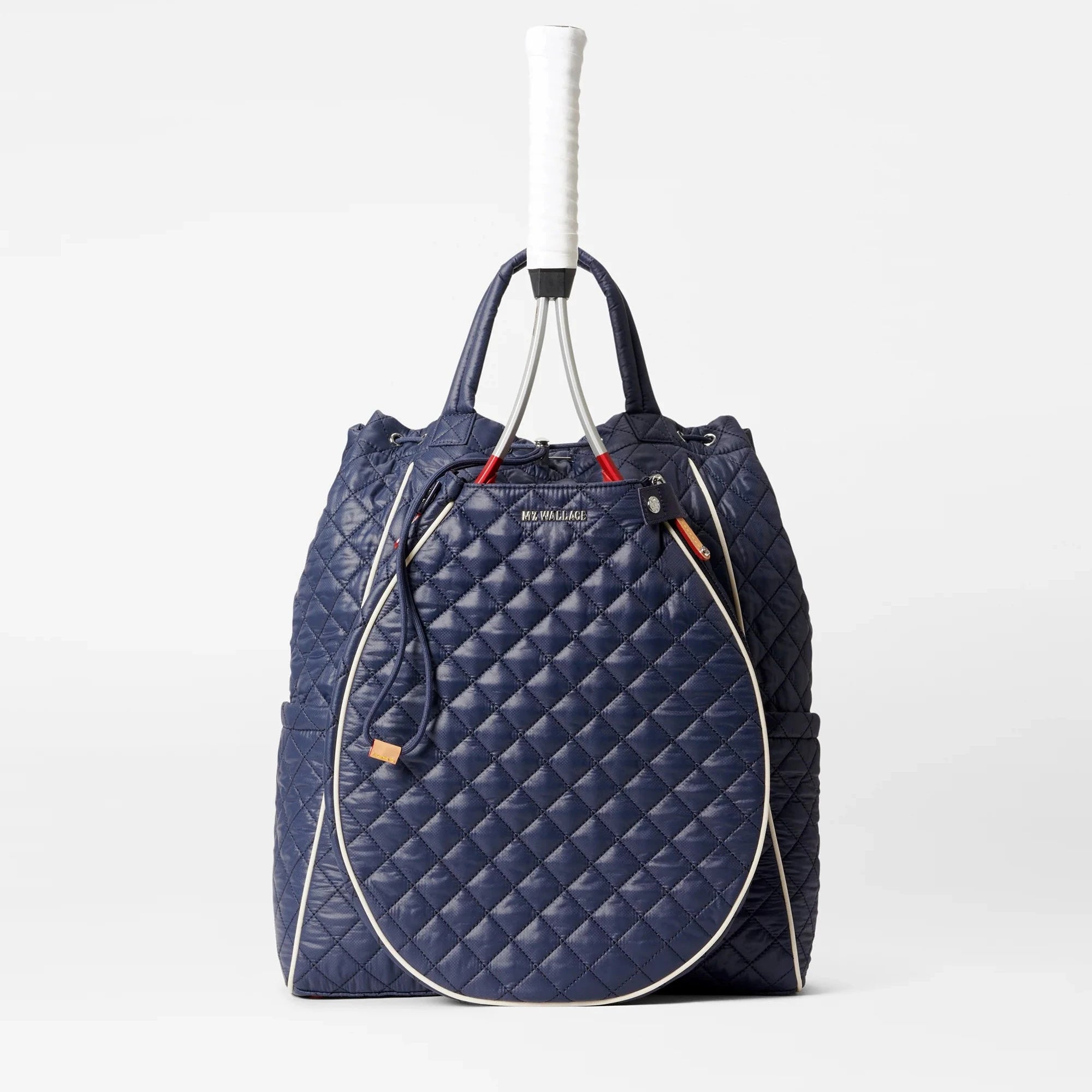 MZ Wallace Doubles Tennis Backpack in Dawn/Ecru