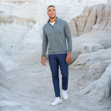 Rhoback Mens Delta Performance Pant in Solid Fleet Navy