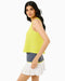Addison Bay Doubles Tank in Chartreuse at Baseline Social