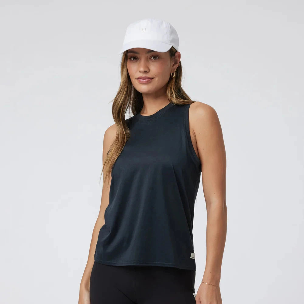 Vuori Energy Top Long in Black Heather