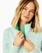Addison Bay Everyother Day Quarter Zip in Palm Dottie at Baseline Social
