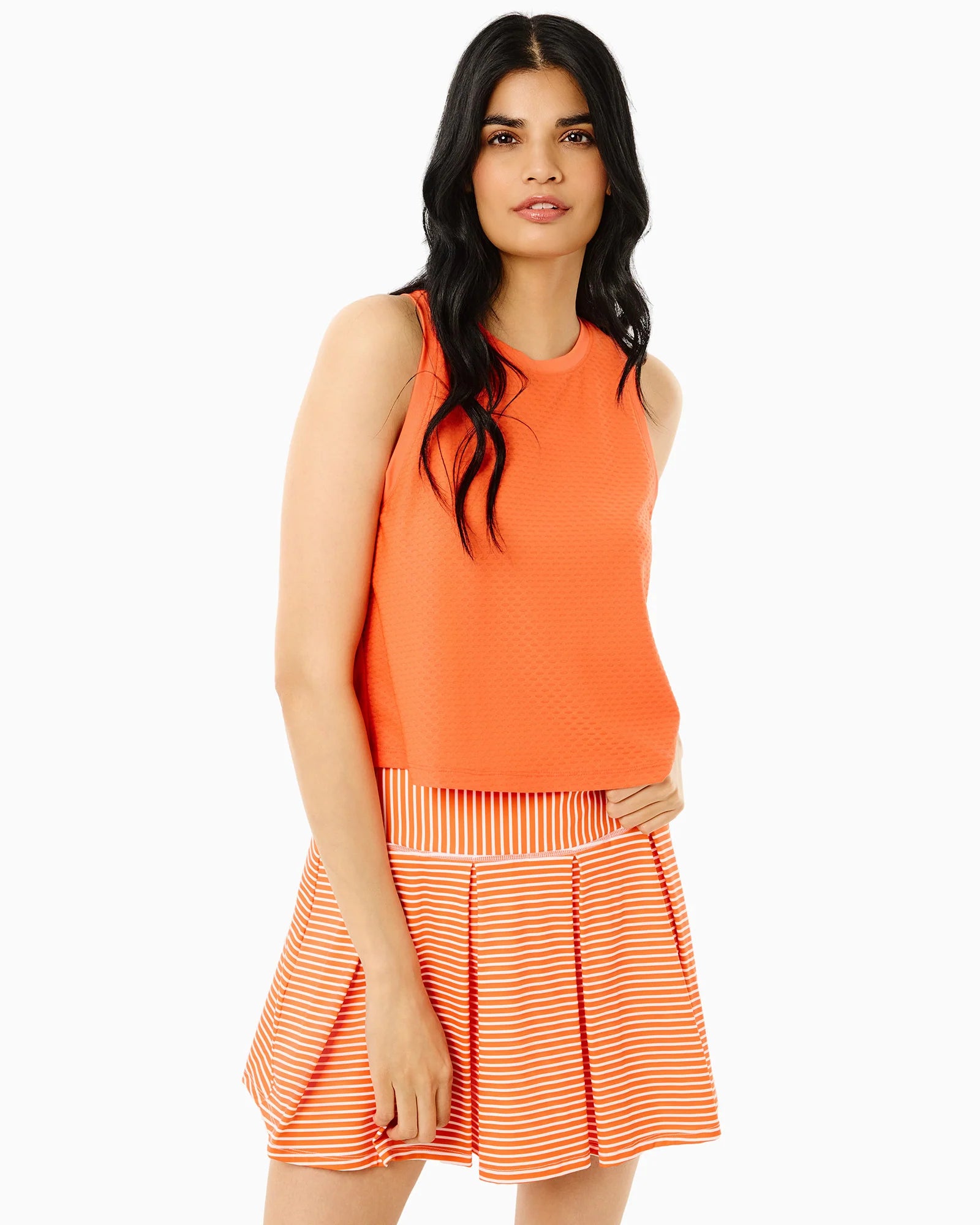 Addison Bay Everyother Day Tank in Papaya at Baseline Social