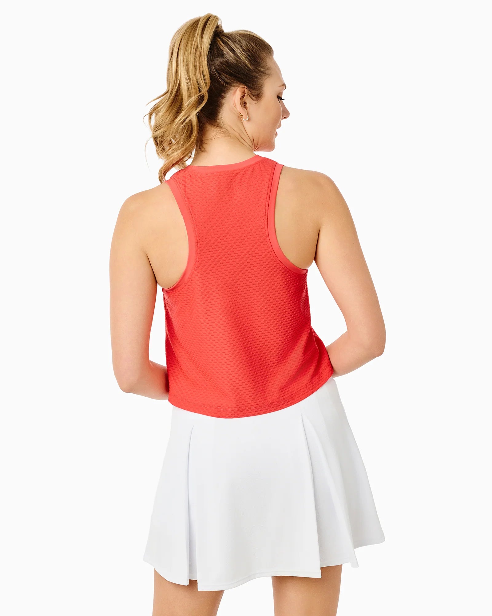 Addison Bay Everyother Day Tank in Ruby at Baseline Social