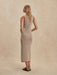 Varley Albane Knit Dress in Caramel Clay at Baseline Social