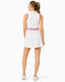 Addison Bay Fairway Active Dress in Super White/Ruby at Baseline Social