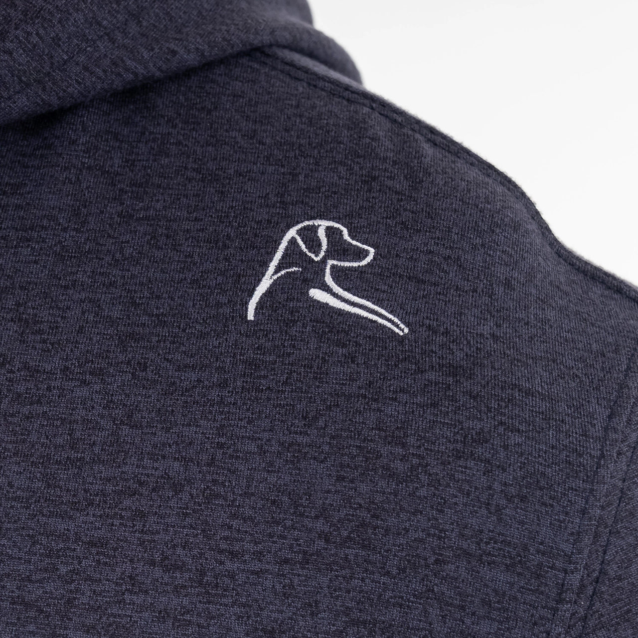 Rhoback Hesi Performance Hoodie in Fleet Navy heather