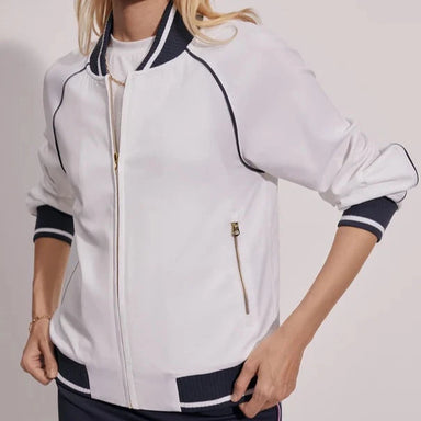 Varley Felicity Woven Jacket in white