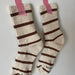 Le Bon Shoppe Striped Boyfriend Sock in Flax Stripe