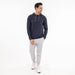 Rhoback Hesi Performance Hoodie in Fleet Navy heather