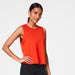 Spanx Supernaturals Flow Crew Tank in Poppy