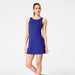 Spanx Get Moving High Neck Dress in Deep Azure