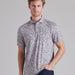 Rhone Golf Sport Polo Spread Collar in Dusty Blue Floral