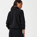 Spanx AirEssentials Half Zip in Very Black