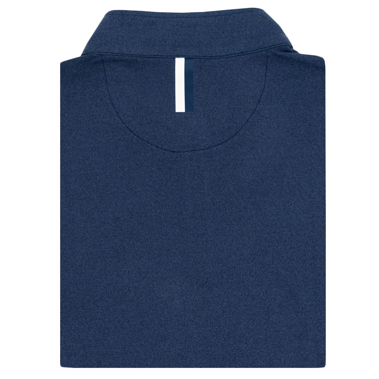 Rhoback Heather Performance Q-Zip in Fleet Navy/Slate Blue