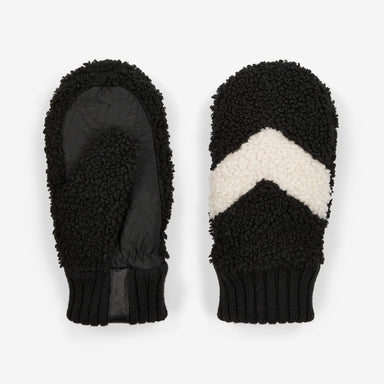 Varley Heyward Sherpa Mitten in Black/Sandshell