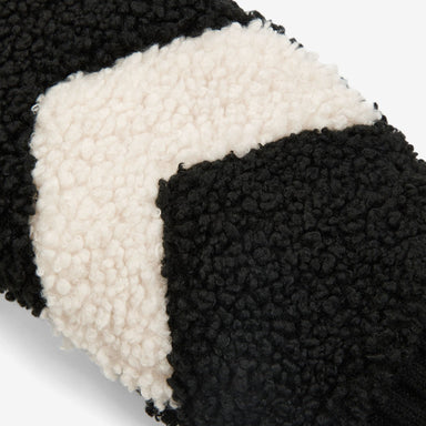 Varley Heyward Sherpa Mitten in Black/Sandshell