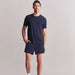 Rhone Invictus Training Short Sleeve in True Navy