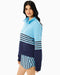 Addison Bay JV Quarter Zip in Vintage Blue/Ivy/Cabana Stripe at Baseline Social