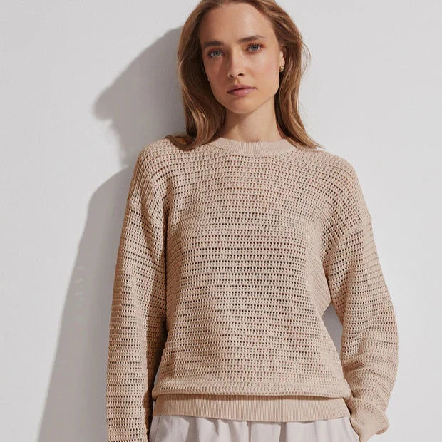 Varley Kershaw Sweat Sweater in Moonlight