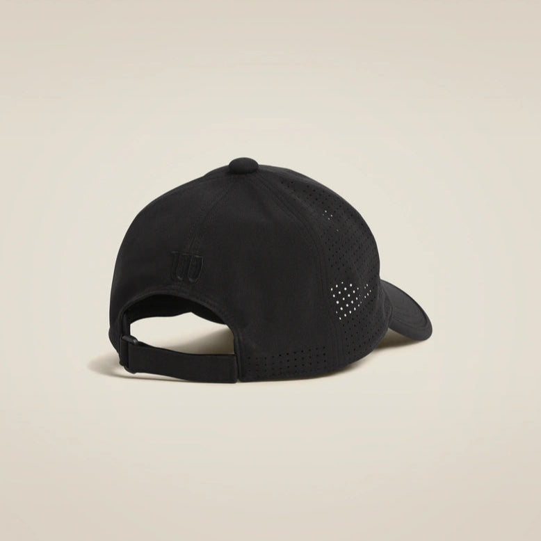 Wilson Laser-Cut Performance Hat in Black