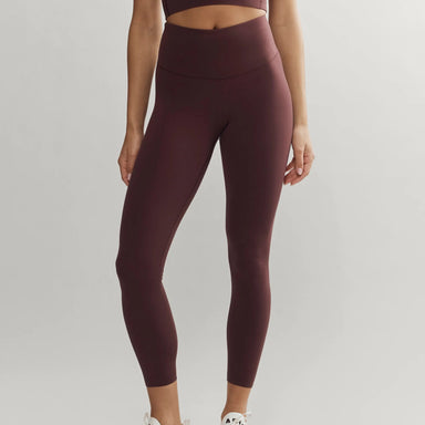 Rhone Revive 7/8 Legging in Brown Berry