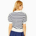 Addison Bay Locust Active Sweater in White/Navy Stripe