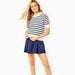 Addison Bay Locust Active Sweater in White/Navy Stripe