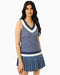 Addison Bay Match Active Dress in Navy Gingham at Baseline Social