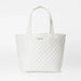 MZ Wallace Medium Metro Tote Delux in Pearl Metallic