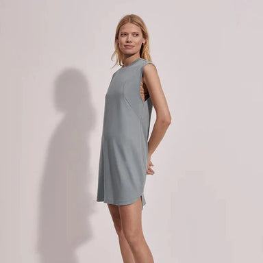 Varley Naples Dress 31.5 in mineral green