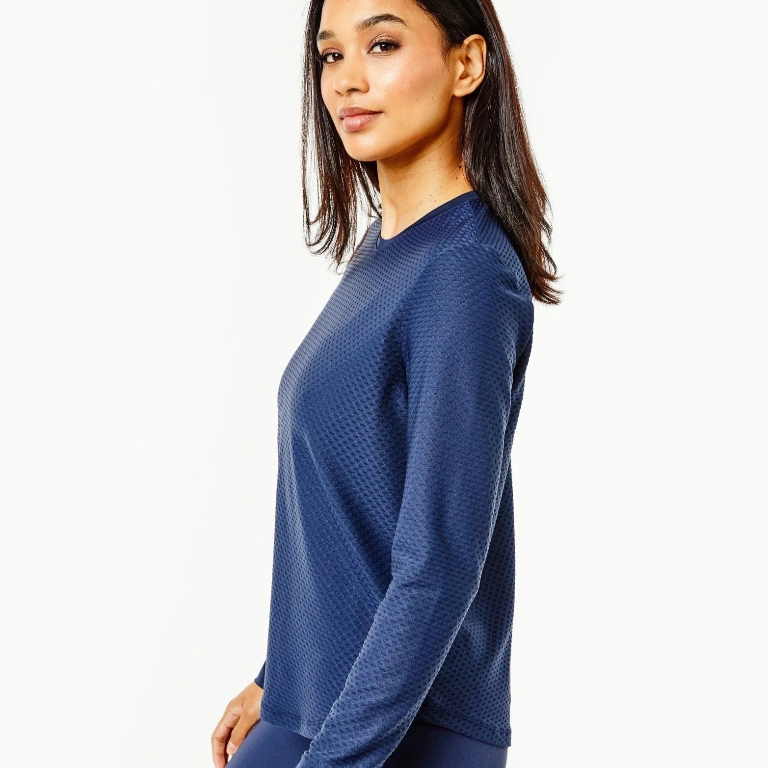 Addison Bay Palmetto Long Sleeve in Navy