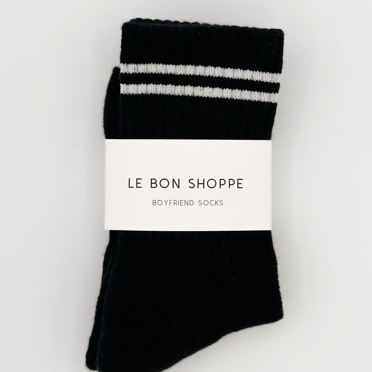 Le Bon Shoppe Boyfriend Socks in Noir