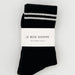 Le Bon Shoppe Boyfriend Socks in Noir