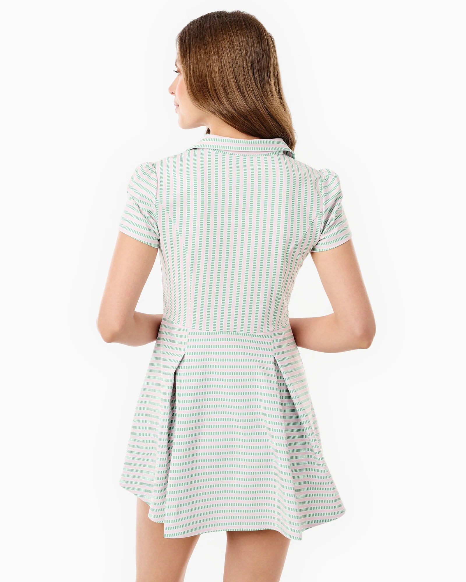 Peter Pan Cricket Active Dress in Ballet Slipper Hatch - Baseline Social
