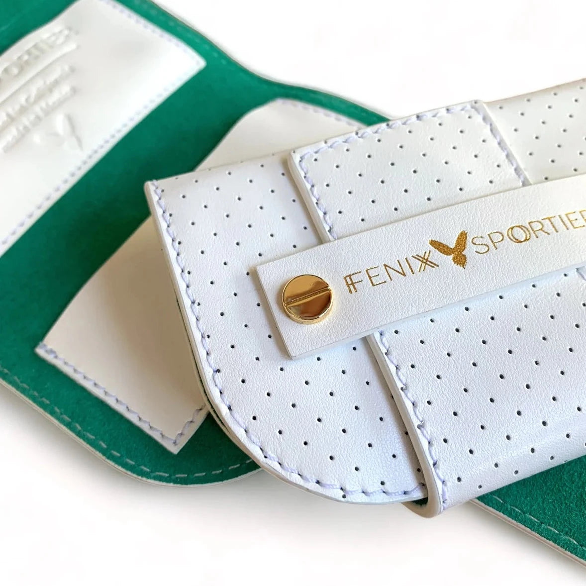 Fenix Sportier Pickleball Lovers Wallet in White/Green